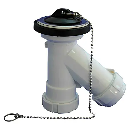 Tecnoagua  Sifón Y vertical con válvula