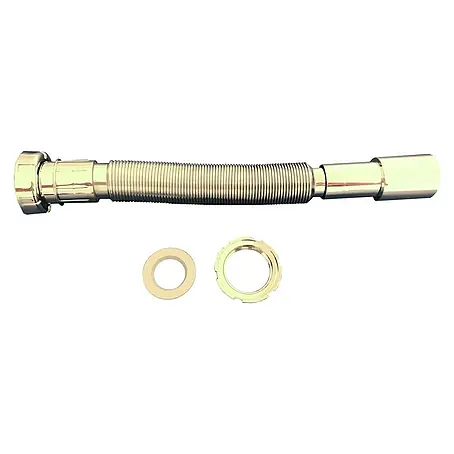 Tecnoagua  Sifón extensible dual con tuerca loca 300-900 mm