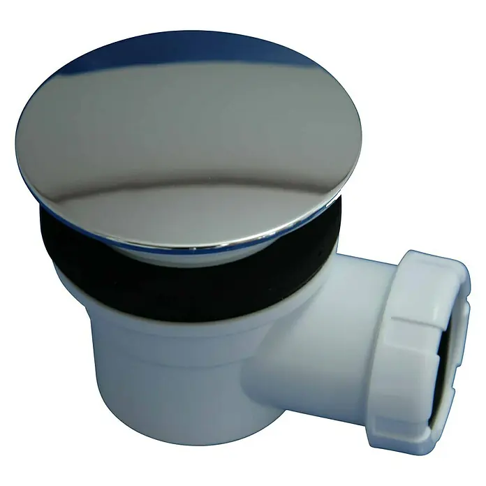 Tecnoagua Válvula sifónica para ducha gran caudal - 90 mm, 1½" - Vista de perfil derecho