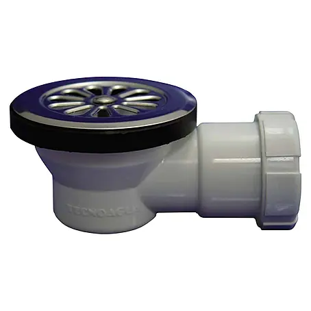 Tecnoagua  Válvula de desagüe para plato de ducha horizontal