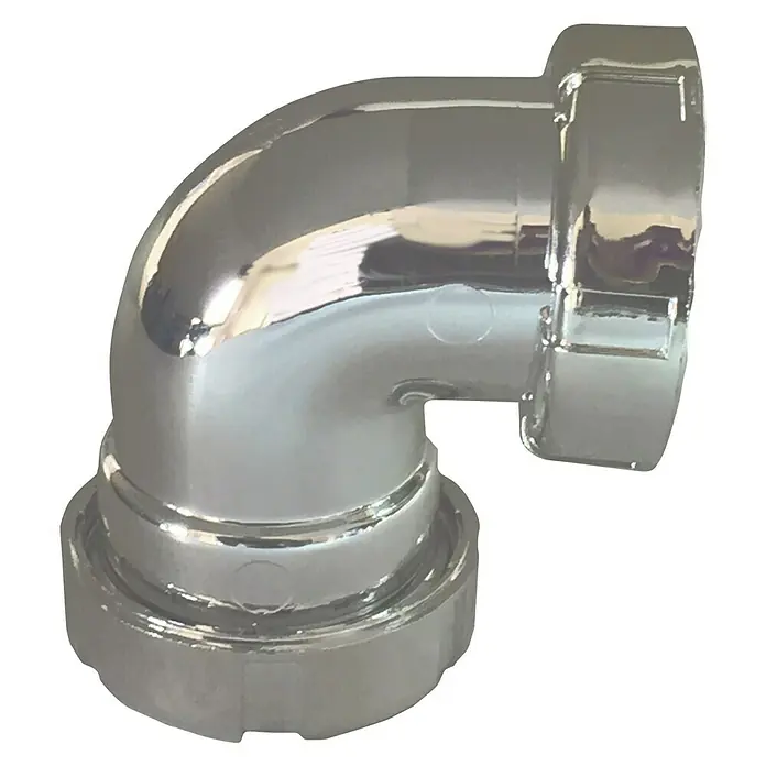 Tecnoagua Codo M-H - 1½", 90 °, Cromo - Vista de perfil derecho