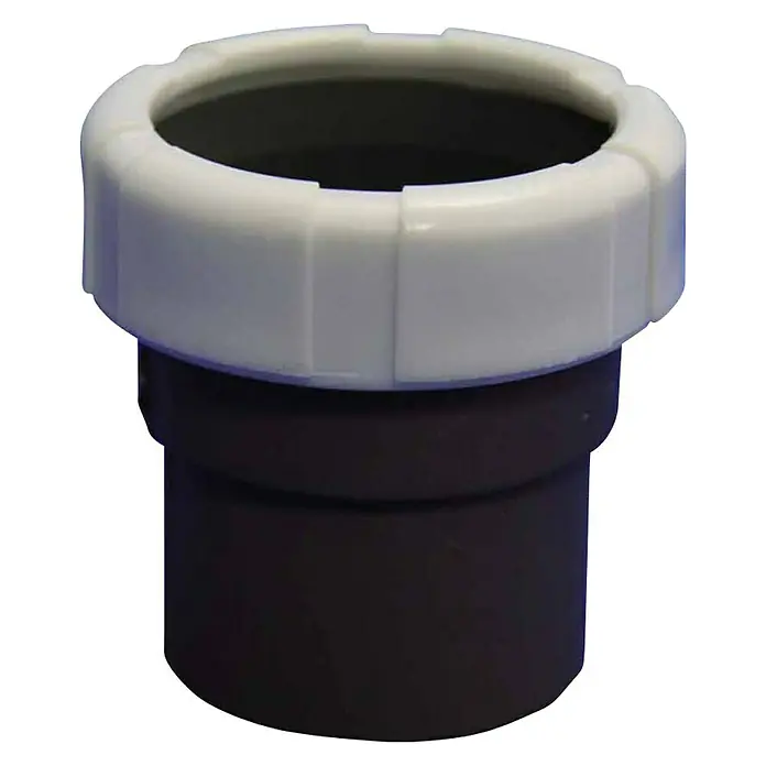 Tecnoagua Manguito de unión para tubos PVC con tubos lisos H - 40 mm, 1½", PVC - Vista frontal