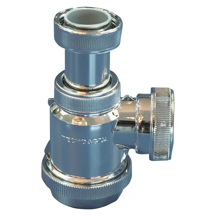 Tecnoagua Sifón de botella extensible - 1¼'', 40 mm, Cromo - Vista de perfil derecho