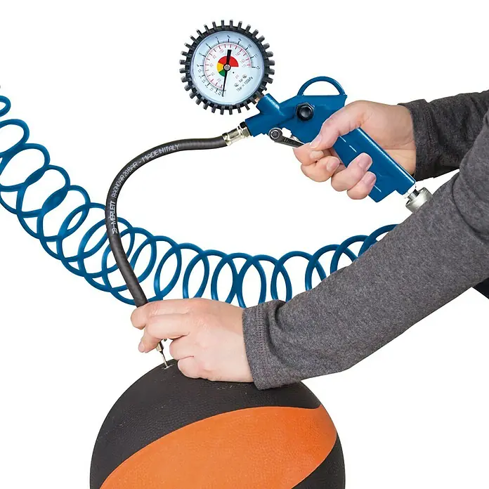 Scheppach Kompressor-Zubehör-Set - 5 -tlg., Blau/Schwarz - Anwendungsbeispiel