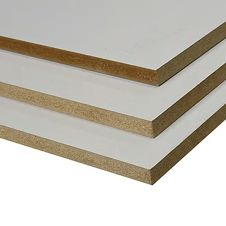 Mdf-plaat Wit 2440 x 1220 x 18 mm