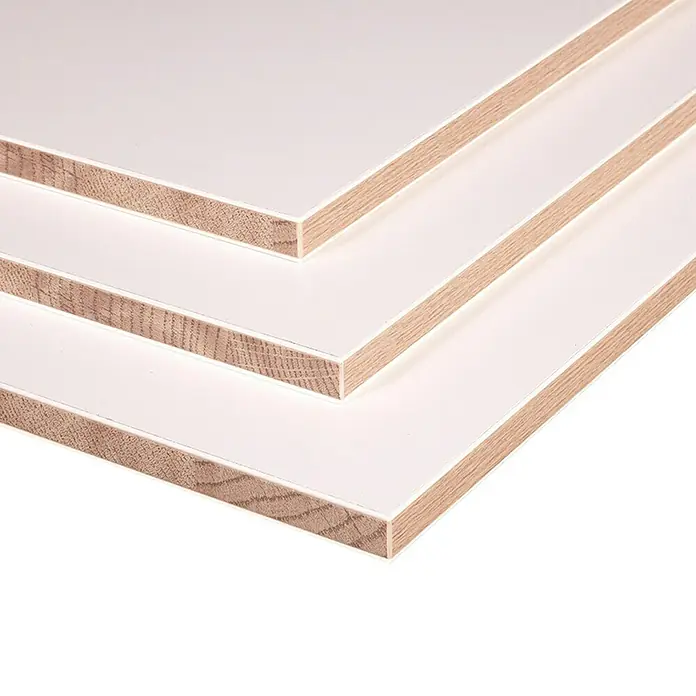 Meubelpaneel Compact Style Wit 2500 x 400 x 18 mm - Wit - Close-up