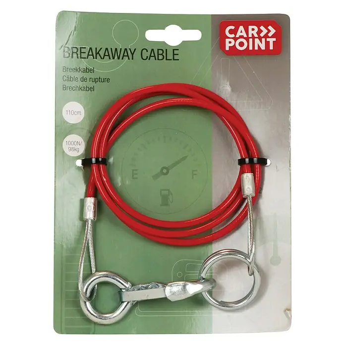 Carpoint Autokabel Breekkabel - 110 cm - Top-down weergave
