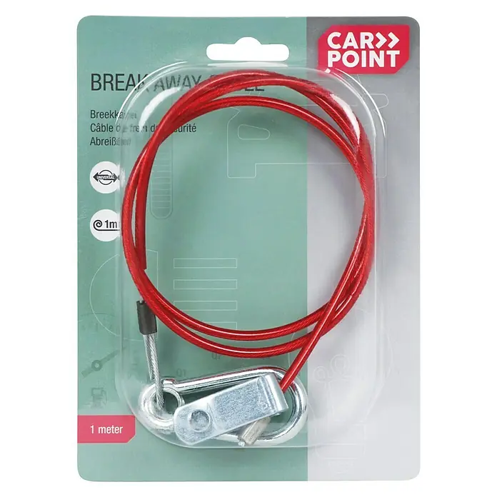 Carpoint Autokabel - 100 cm - Top-down weergave