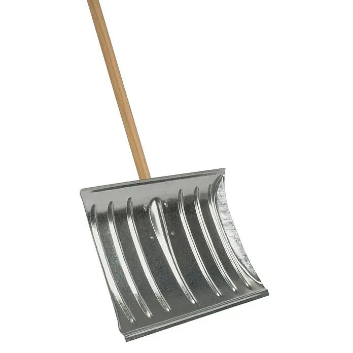 Talen Tools Sneeuwschuiver gebogen metaal - Metaal - Close-up