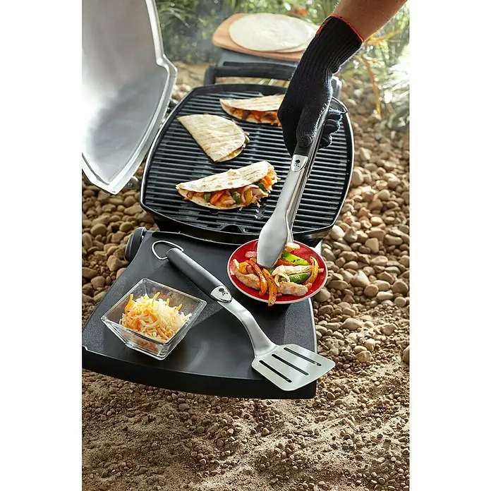 Weber Grillbesteck Kompakt - 2 -tlg., Edelstahl - Stimmungsaufnahme