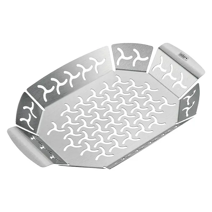 Weber Gemüsekorb - Edelstahl, L x B: 26,9 x 18,5 cm - Ansicht von oben
