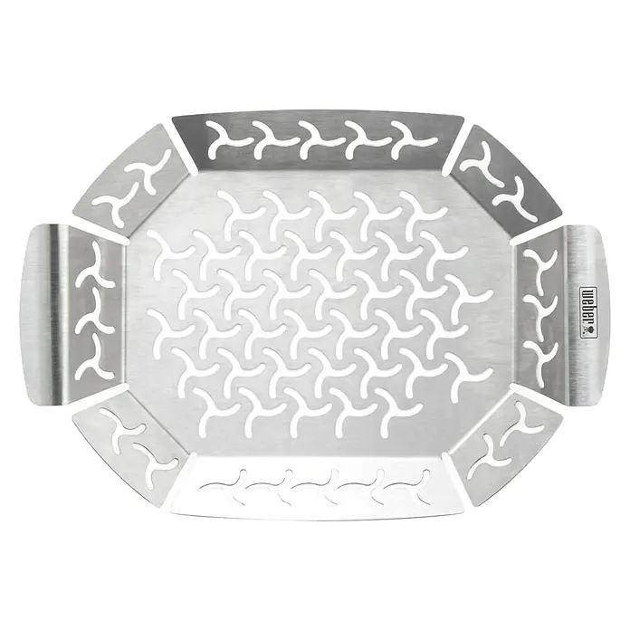 Weber Gemüsekorb - Edelstahl, L x B: 26,9 x 18,5 cm - Ansicht von oben