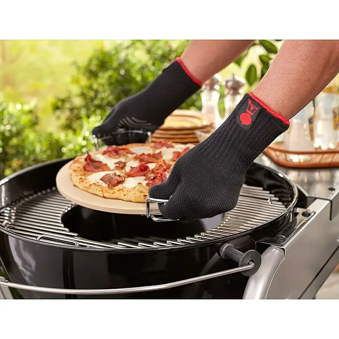 Weber Par rukavica za roštiljanje - L/XL, Miješana tkanina od kevlara - Živopisni prikaz