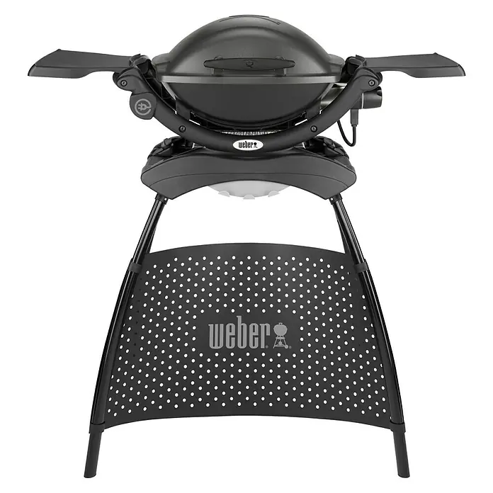 Weber Električni žar [SI] Q 1400 Stand - 2,2 kW, Glavna površina za peko: [SI] 43 x 32 cm - Pogled od spredaj