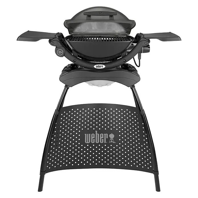 Weber Električni žar [SI] Q 1400 Stand - 2,2 kW, Glavna površina za peko: [SI] 43 x 32 cm - Pogled od spredaj