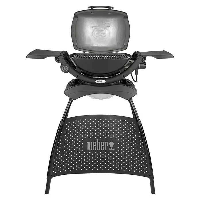 Weber Električni žar [SI] Q 1400 Stand - 2,2 kW, Glavna površina za peko: [SI] 43 x 32 cm - Pogled od spredaj