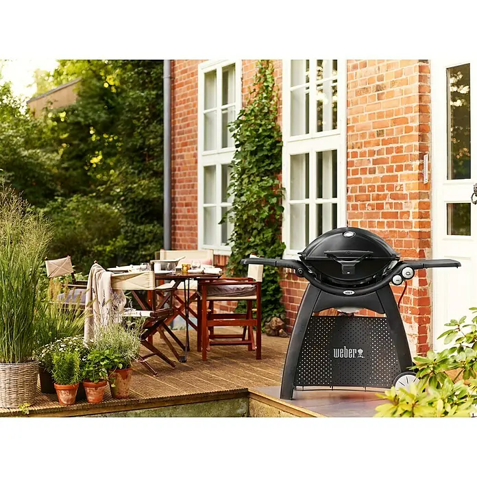 Weber Električni žar [SI] Q 1400 Stand - 2,2 kW, Glavna površina za peko: [SI] 43 x 32 cm - Zračna perspektiva