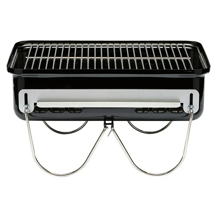 Weber Go-Anywhere Barbacoa de carbón - Negro, Superficie parrilla: 42 x 26 cm - Vista frontal