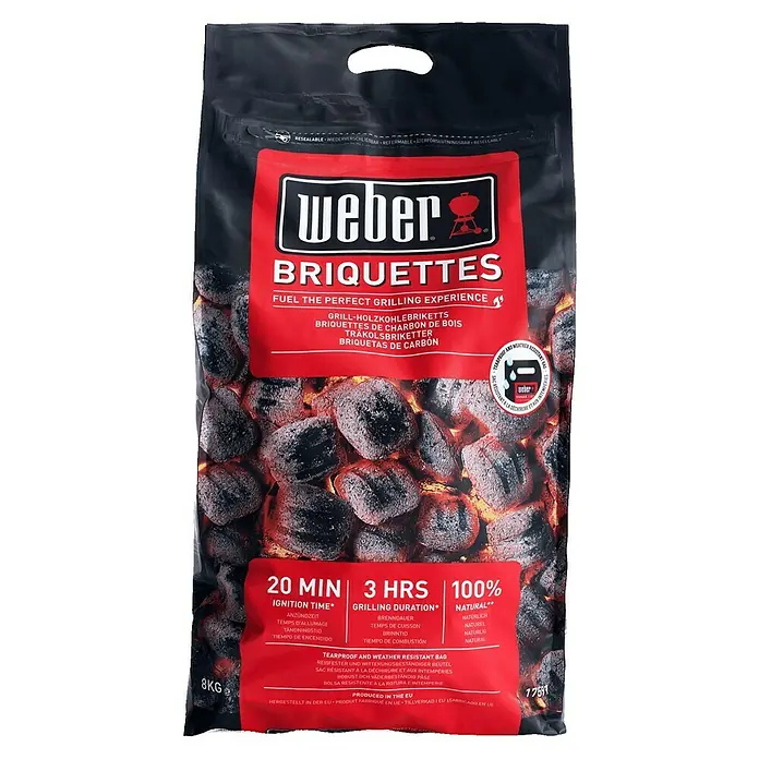 Weber Grillbriketts - 8 kg - Vorderansicht