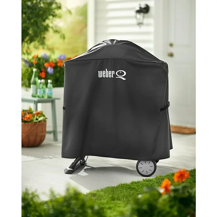 Weber Pokrivna navlaka Premium - Namijenjeno za: Weber Q 1000 Serie, Weber serija Q 2000, Poliester - Živopisni prikaz