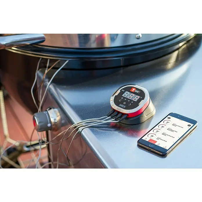 Weber Termometar za roštilj iGrill 2 - Bluetooth, 2 mjerna osjetnika - Živopisni prikaz