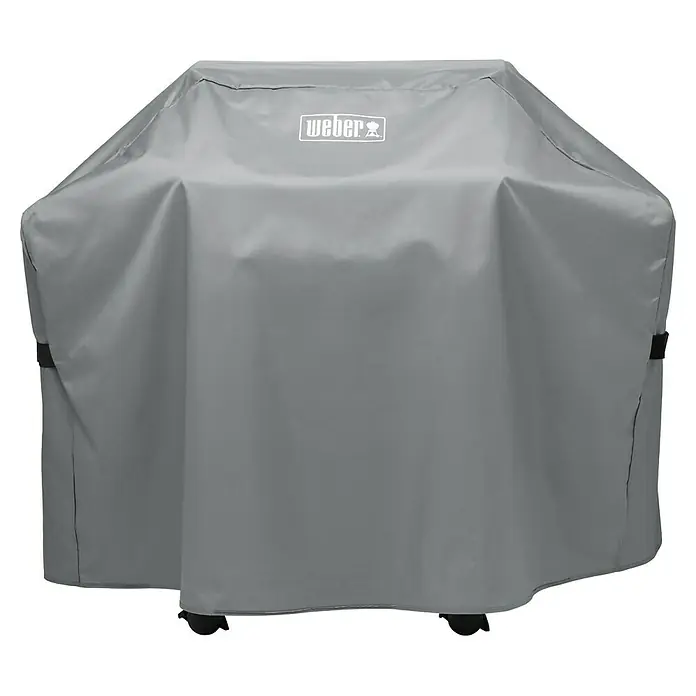 Weber Standard Grill-Schutzhülle - Passend für: Weber Genesis II 200-Serie, Weber Modelle bis 132 cm Breite - Vorderansicht