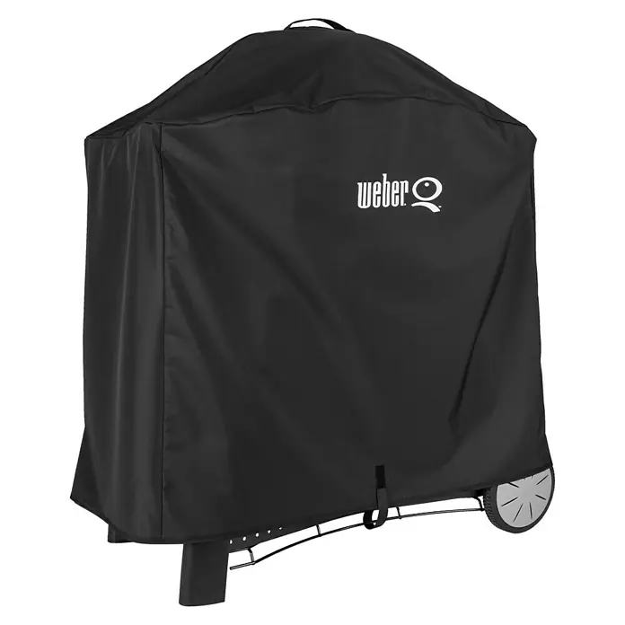 Weber Grill-Schutzhülle Premium - Passend für: Weber Q 300/3000 Serie - Diagonale Ansicht