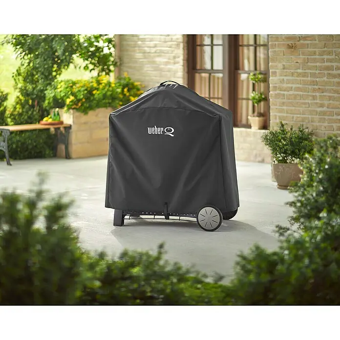 Weber Grill-Schutzhülle Premium - Passend für: Weber Q 300/3000 Serie - Stimmungsaufnahme