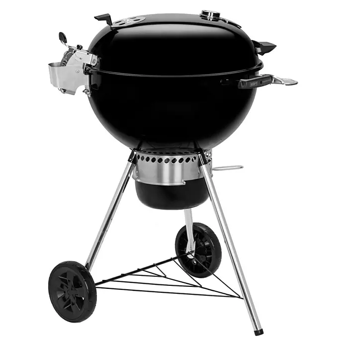 Weber Master-Touch GBS Kugelgrill Premium E-5770 - Schwarz/Silber, Hauptgrillfläche: Ø 54 cm - Diagonale Ansicht