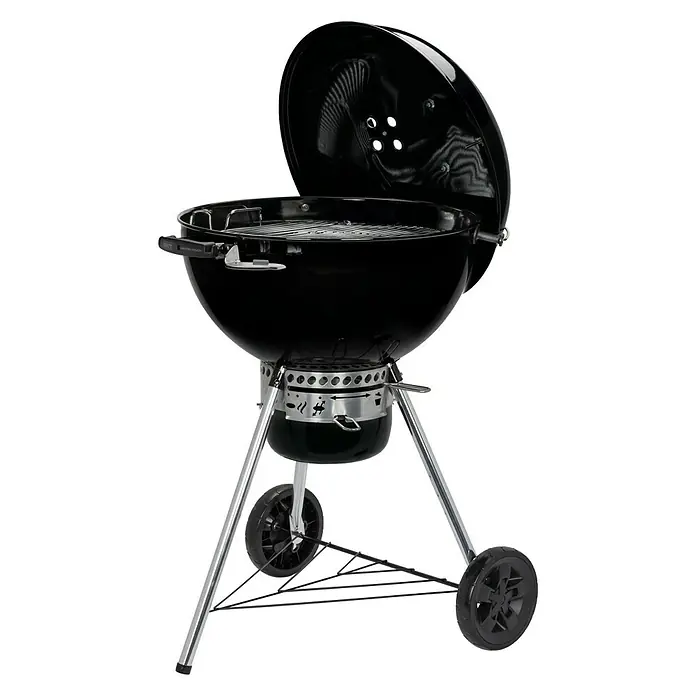 Weber Master-Touch GBS Kugelgrill E-5750 - Schwarz, Hauptgrillfläche: Ø 54 cm - Diagonale Ansicht
