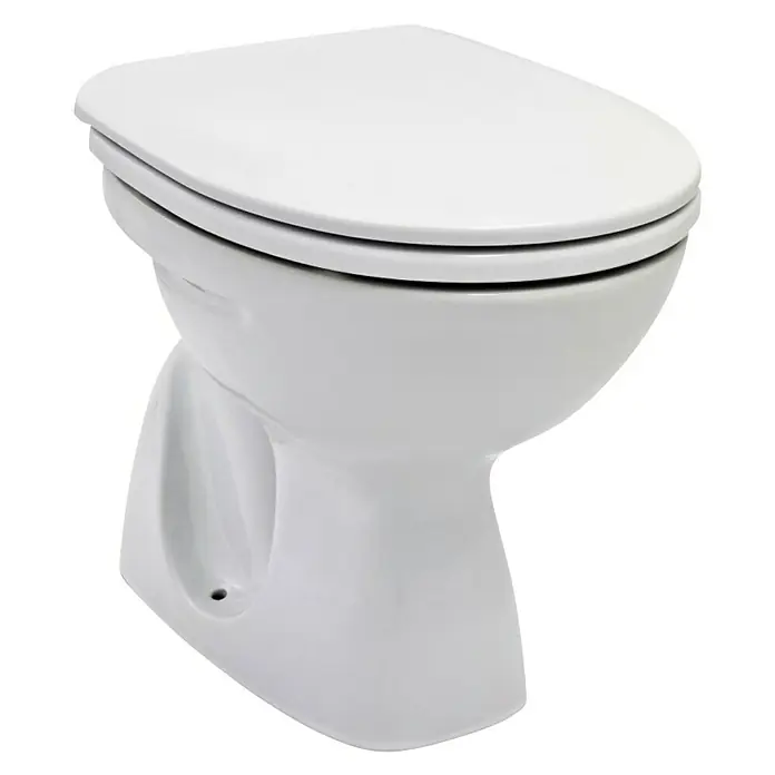 Inker Stajaća WC školjka Polo - Bijele boje - Dijagonalni pogled