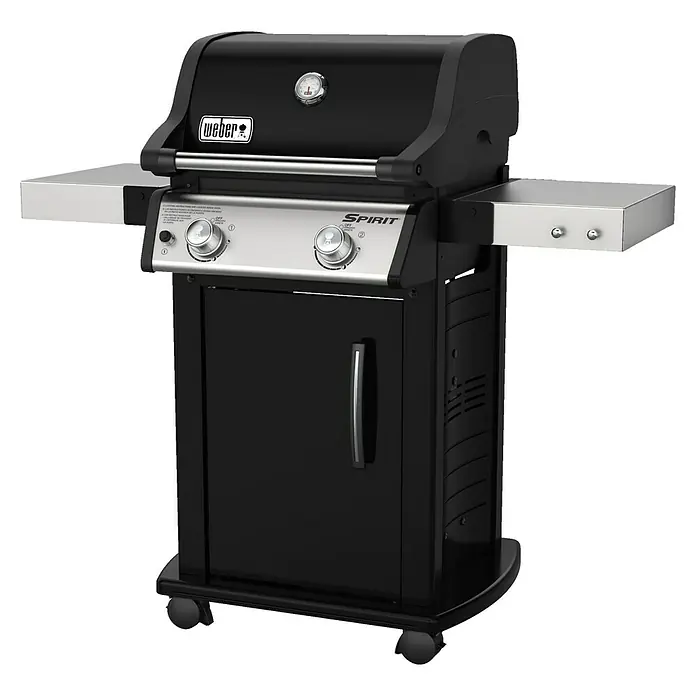 Weber Gasgrill Spirit E 215 GBS - Anzahl Brenner: 2, Hauptgrillfläche: 52 x 45 cm, 7,77 kW - Diagonale Ansicht