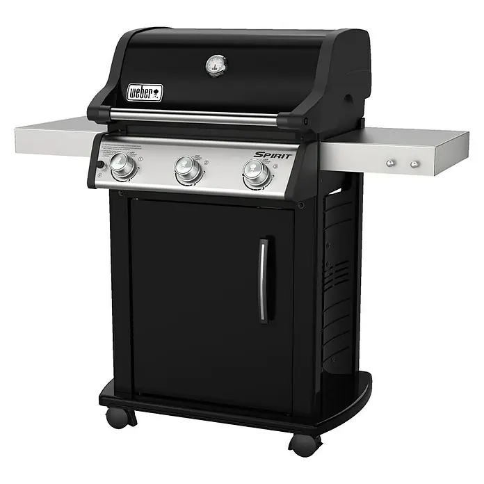Weber Gasgrill Spirit E-315 GBS - Anzahl Brenner: 3, Hauptgrillfläche: 61 x 45 cm, 9,38 kW - Diagonale Ansicht