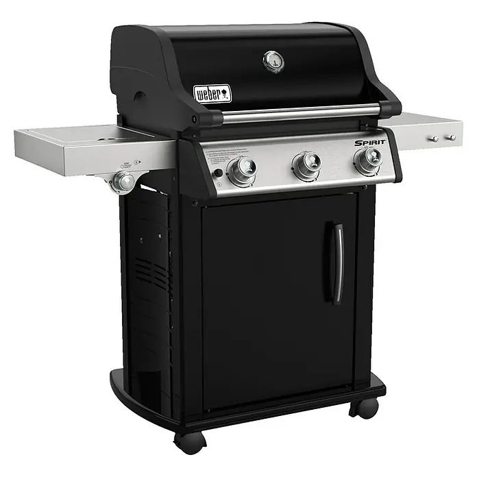 Weber Gasgrill E-325 GBS - Anzahl Brenner: 3, Hauptgrillfläche: 61 x 45 cm, 9,38 kW - Diagonale Ansicht