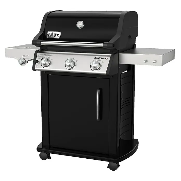 Weber Gasgrill E-325 GBS - Anzahl Brenner: 3, Hauptgrillfläche: 61 x 45 cm, 9,38 kW - Diagonale Ansicht