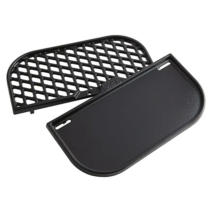 Weber Ploča za roštilj 2u1 - 36,3 x 35,8 x 2,9 cm - Pogled odozgo