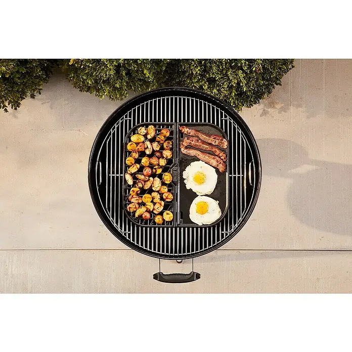 Weber Ploča za roštilj 2u1 - 36,3 x 35,8 x 2,9 cm - Živopisni prikaz