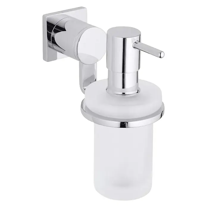 Grohe Allure Seifenspender - Mit Halterung, Chrom, Glänzend - Diagonale Ansicht