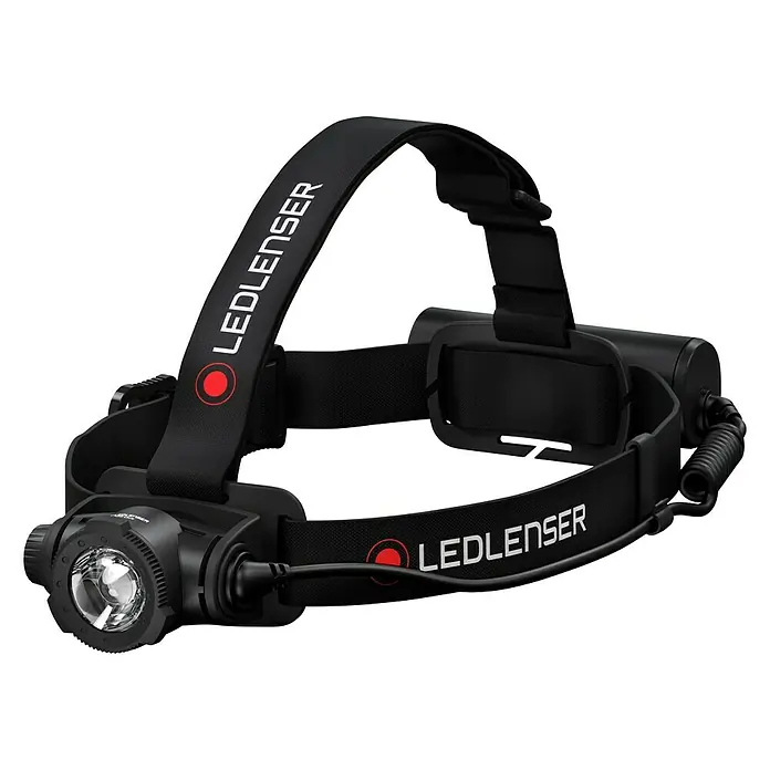 Ledlenser Stirnlampe H7R Core - LED, Akkubetrieben, Schwarz, 15 lm - 1.000 lm - Diagonale Ansicht