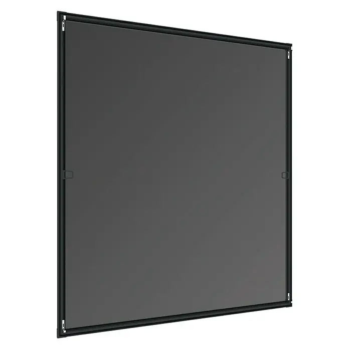 Windhager Sonnen-& Insektenschutz-Fenster IS Cool - B x H: 100 x 120 cm, Anthrazit - Diagonale Ansicht