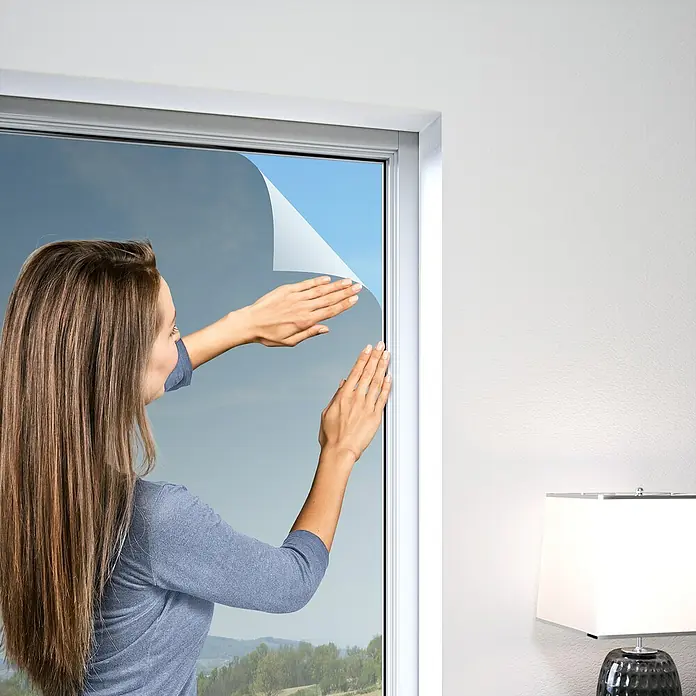Windhager Sonnen-& Insektenschutz-Fenster IS COOL - B x H: 140 x 150 cm, Anthrazit - Anwendungsbeispiel