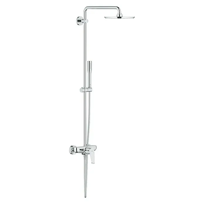 Grohe Euphoria Cosmopolitan Duschsystem XXL 210 - Mit Einhebelmischer, Lochabstand: 101,5 cm, Anzahl Strahlarten: 1 Stk., Chrom - Diagonale Ansicht