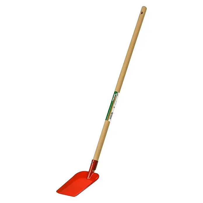 Freund Victoria Kinder-Randschaufel - Arbeitsbreite: 12 cm, Rot, Kurzstiel - Diagonale Ansicht