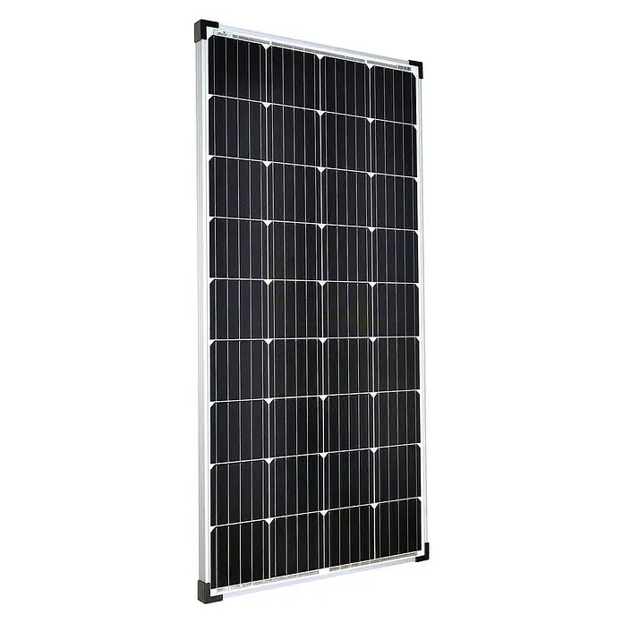 Offgridtec Solarmodul - 150 W, 12 V, Passend für: 12 V Systeme - Diagonale Ansicht