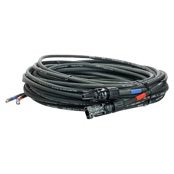 Offgridtec Verbindungskabel Solar - 8 m, 6 mm², MC-4-Stecker - Diagonale Ansicht