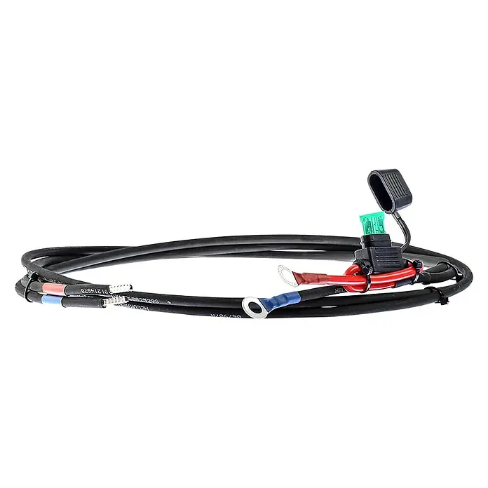 Offgridtec Batteriekabel - Länge: 1,5 m, Querschnitt: 6 mm², Schwarz - Vorderansicht