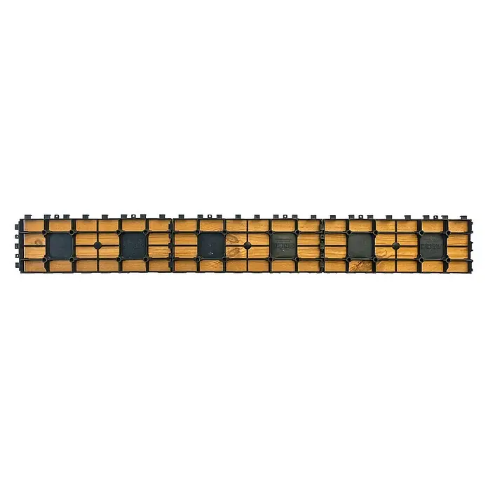 Klik daska - Bor, Strukturirano, 118,4 x 15,1 x 2,8 cm, 1 kom - Pogled s gornje strane