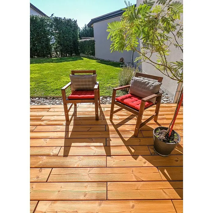 Klik daska - Bor, Strukturirano, 118,4 x 15,1 x 2,8 cm, 1 kom - Živopisni prikaz
