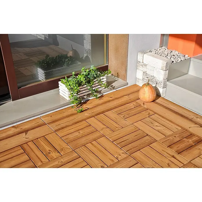 Klik daska - Bor, Strukturirano, 118,4 x 15,1 x 2,8 cm, 1 kom - Živopisni prikaz