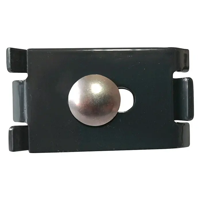 Eckverbinder - 6 x 4 cm, Geeignet für: Doppelstabmatten - Vorderansicht